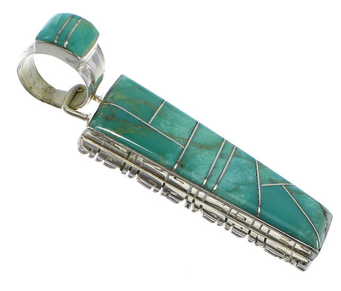 Southwest Turquoise Jewelry Sterling Silver Pendant AX47899